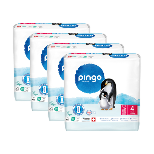 Pack poupança fraldas T4 (7-18kg) Pingo 160 unidades