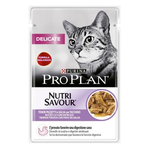 PRO PLAN Cat DELICATE Peru em Molho 85 g