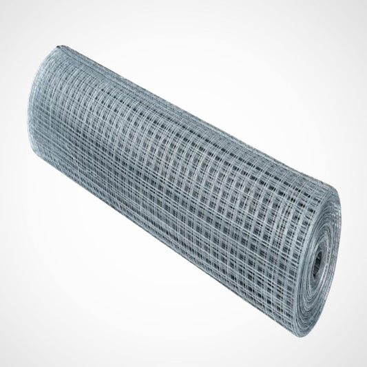 Malla Metalica| 1x25m| Composición 100% Acero Galvanizado| Alambre Electrosoldado| Malla Para Cercos| Reticula 6x6mm_0
