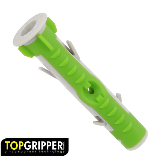 Taco Topgripper Bimaterial Ø 10 Mm. (caja 75 Unidades) Taco Anclaje Universal, Taco Hormigon, Taco Pladur, Taco Ladrillo