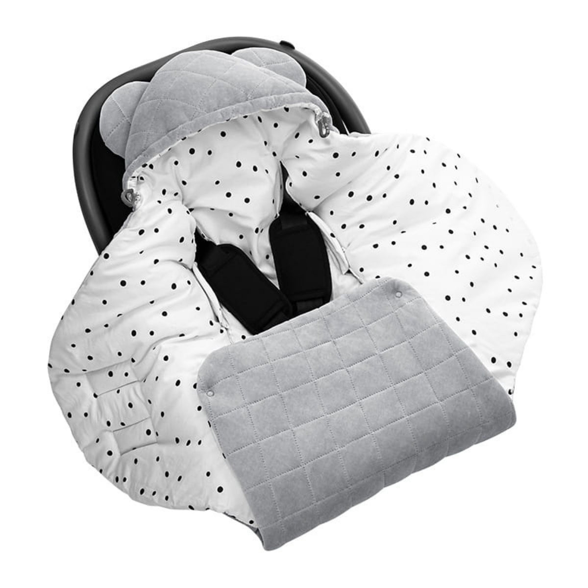Saco Para Grupo 0 Unviersal Invierno Royal Baby Grey_0