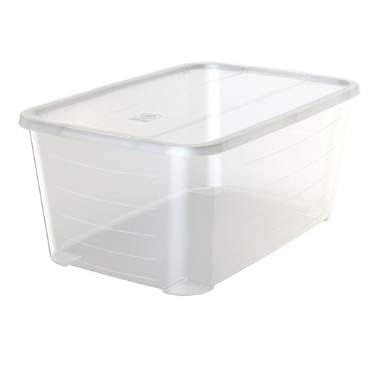 Caja De Plástico Con Tapa Life Story 45l_0