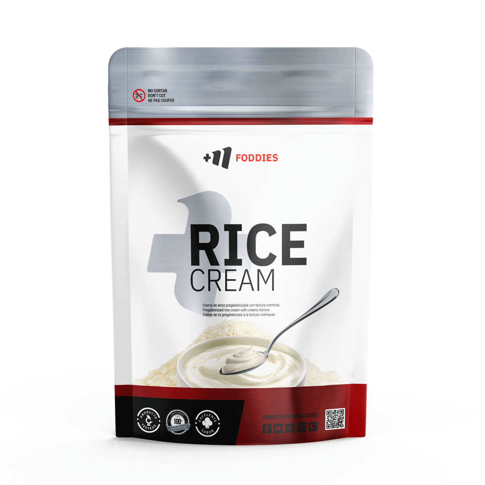 Rice Cream (crema De Arroz Pregelatinizada) - 1kg - Neutro - Fuente De Carbohidratos De Buena - Masmusculo_0