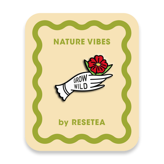 Grow Wild Pin | Accesorio Moderno Y Original Para Chaquetas, Mochilas Y Bolsos_0