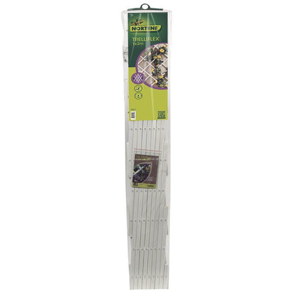 Trellis Plegable 1x2mt Blanco Pvc_1