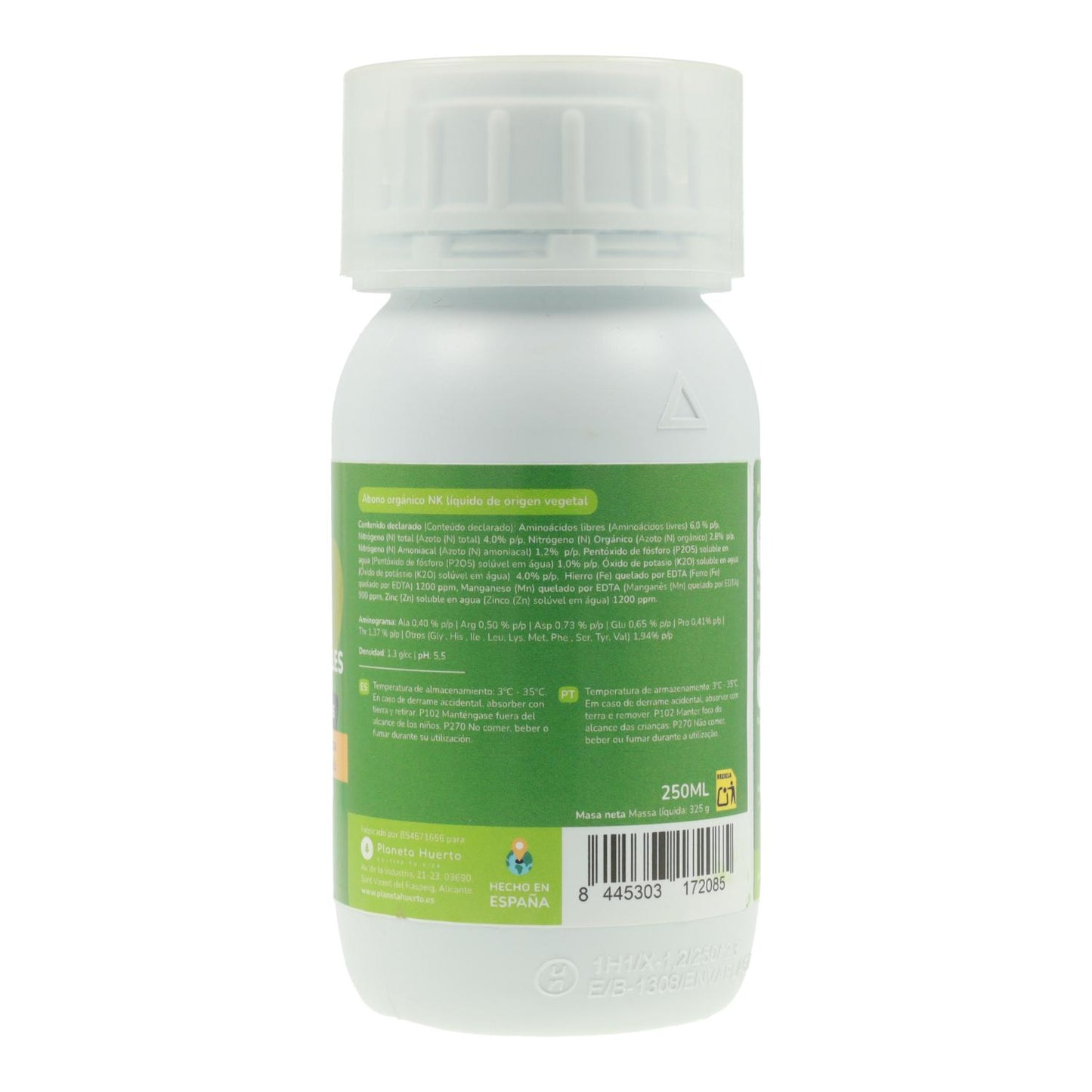 Abono Líquido Huerto y Frutales Planeta Huerto 250 ml