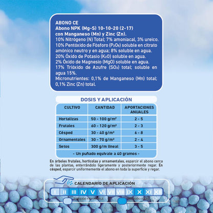 Adubo multiusos azul nitroflower Flower 2,5 kg