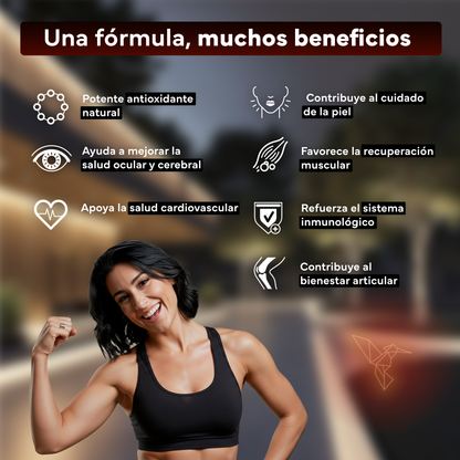 Pack 2x Astaxantina Con Coq10 Sevens Nutrition. Antioxidante Para Energía Y Piel Sana._2