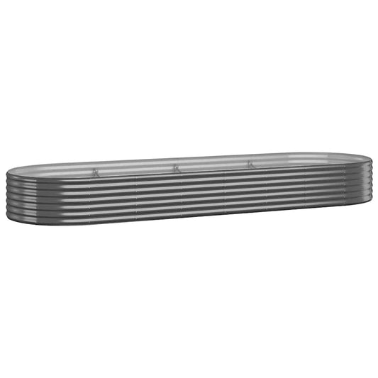Jardinera Arriate Acero Galvanizado Antracita 322x100x36cm_0
