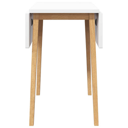 Dining Table Natural Solid Wood Rubber_4