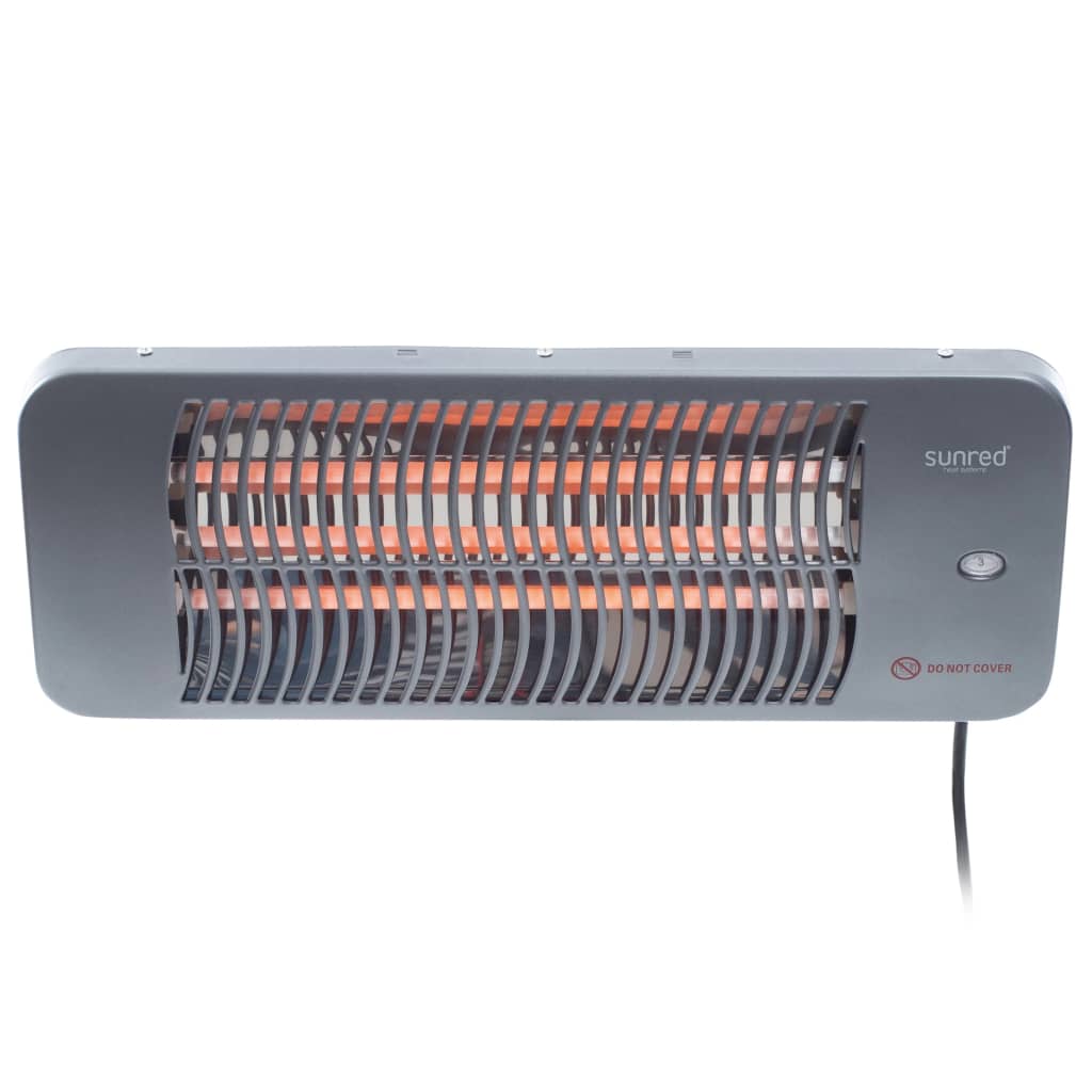 Sunred Calefactor De Pared Para Patio Lugo Cuarzo Gris 2000 W_2