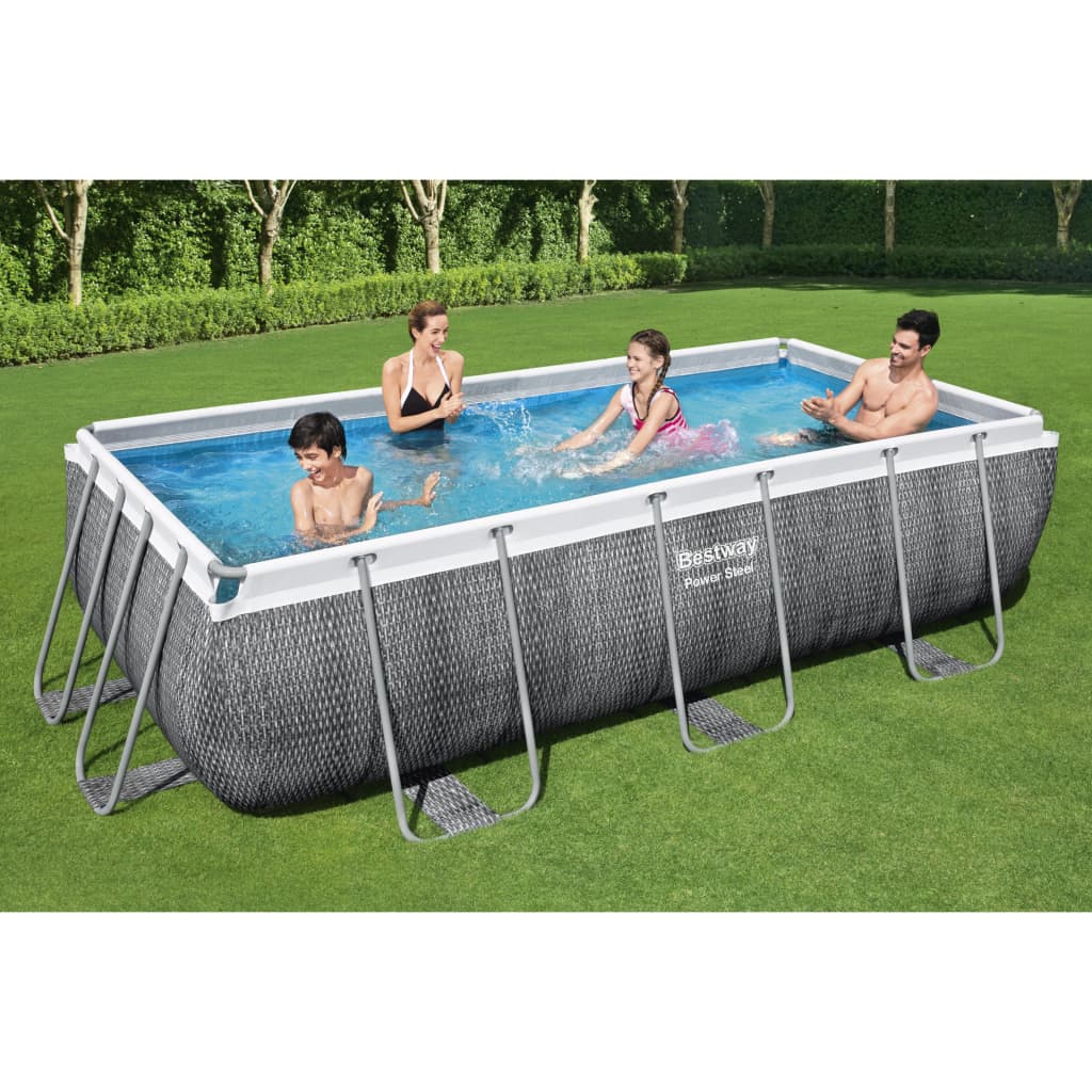 Bestway Conjunto De Piscina Power Steel 404x201x100 Cm_1