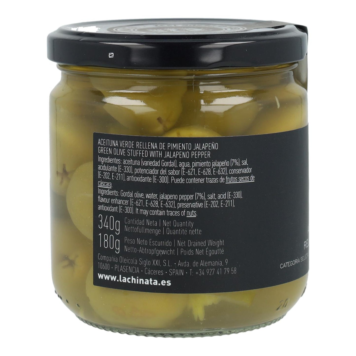 Gordal Azeitonas Jalapeño La Chinata 340 gr