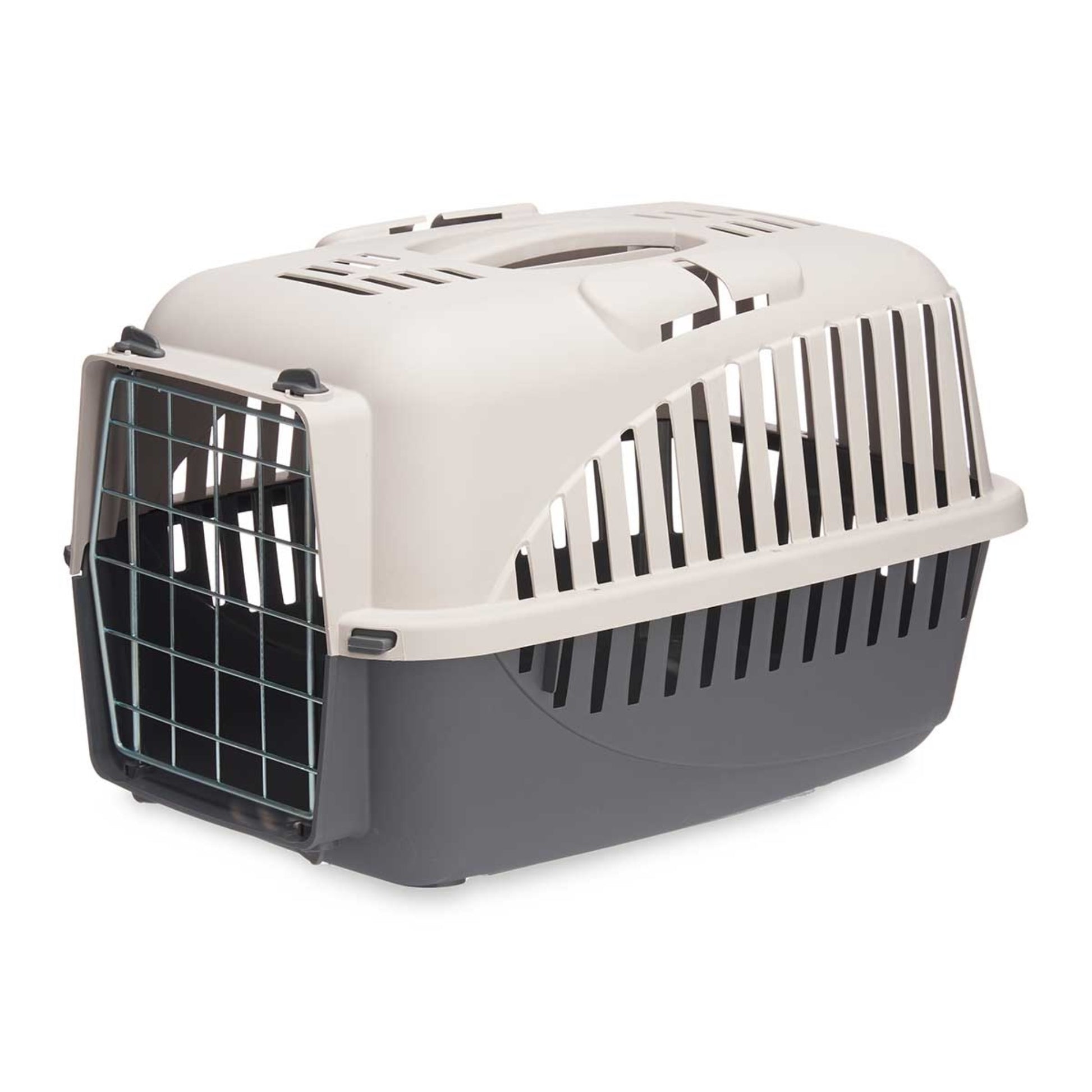 Transportín De Mascotas Portátil Antracita Ideal Para Perros Y Gatos 46.5x32x32cm_0