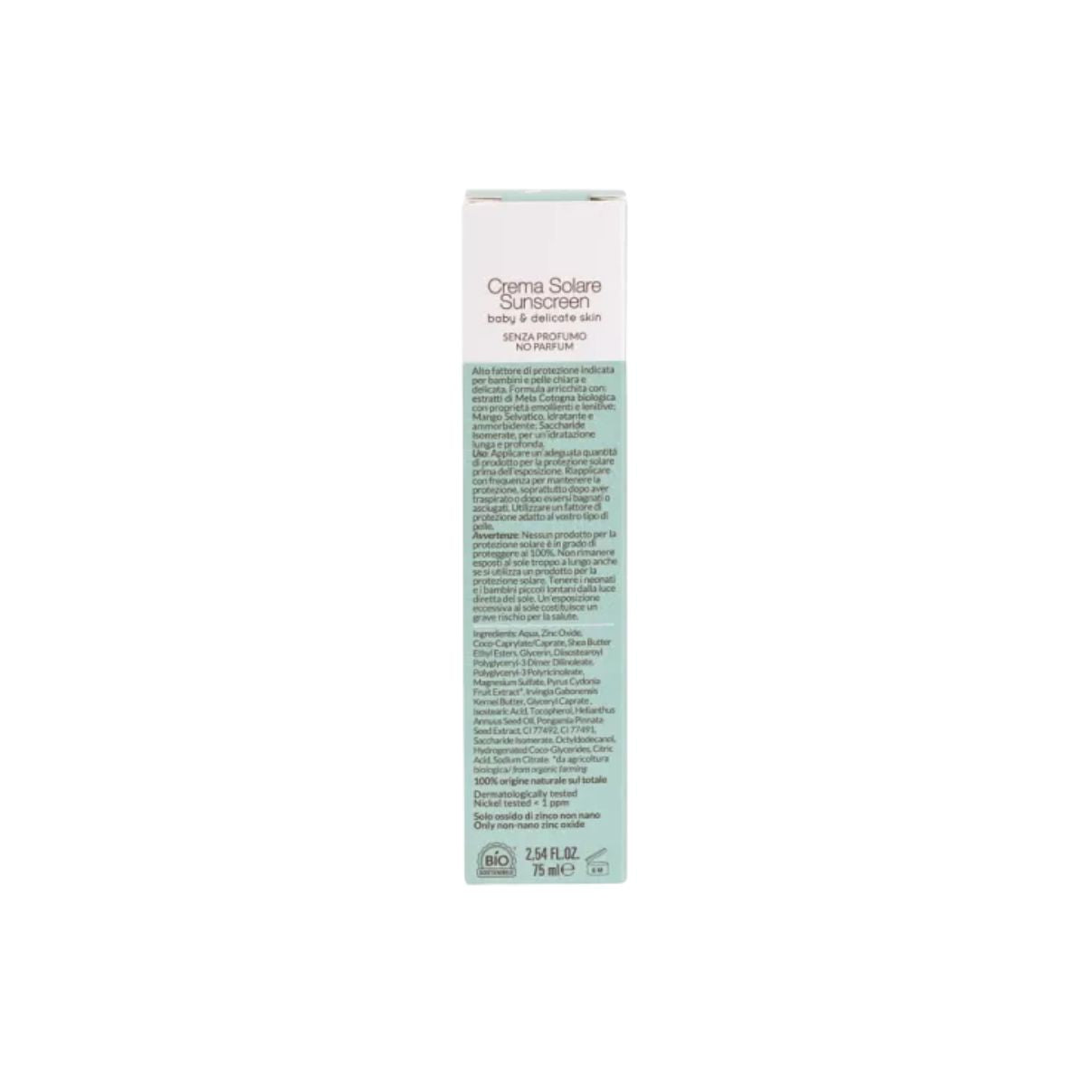 Protetor Solar Infantil FPS 50 75 ml Certificado Biológico Officina Naturae