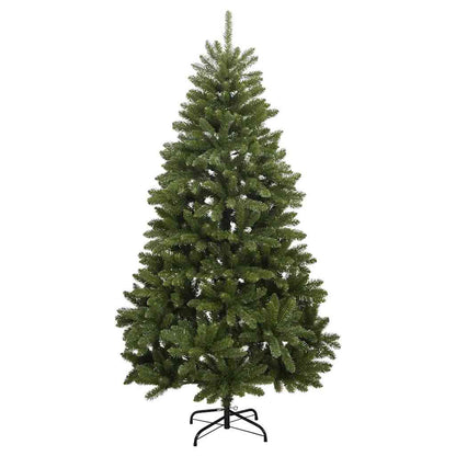 Vidaxl Árbol De Navidad Artificial Con Bisagras 300 Led Y Bolas 210 Cm_4