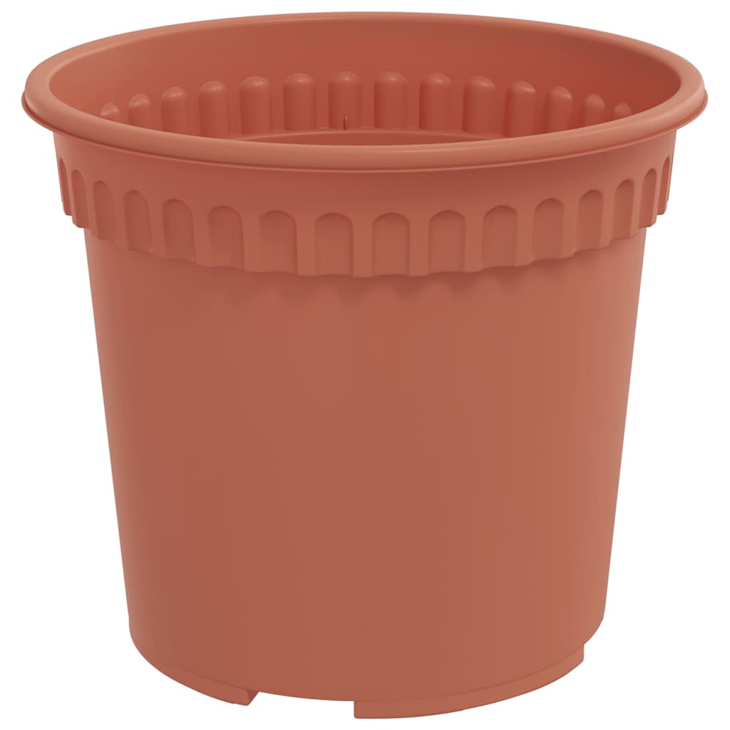 Macetas 24 Uds. Rojo Ladrillo Plástico_5