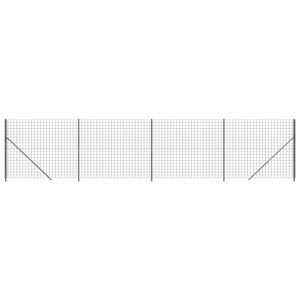 Cerca De Alambre Con Brida Gris Antracita 2,2x10 M / Vetonek_5