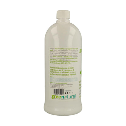 Champô de lavagem frequente de linho e urtiga Greenatural 1 L