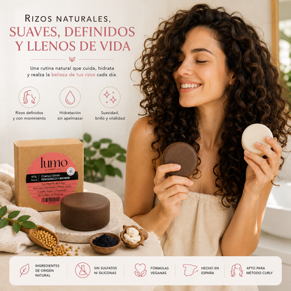 Pack Capilar Rizos | Champú Sólido Fenogreco y Baobab + Acondicionador Sólido | Método Curly_4