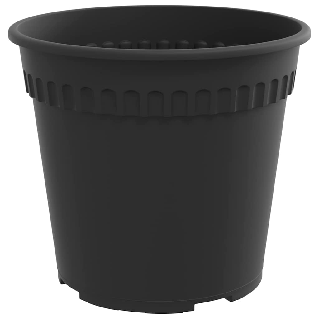 Macetas 24 Uds. Negro Plástico_5