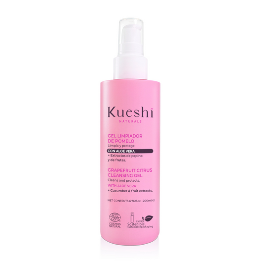 Gel de Limpeza Kueshi Toranja com Aloé Vera, Pepino e Fruta 200 ml
