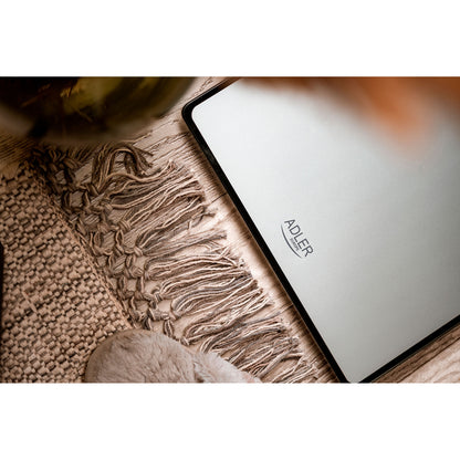 Báscula De Baño Digital Alta Precisión 180kg, Pantalla Led Apagado Automático, Vidrio Templado Adler Ad8174s Plata_3