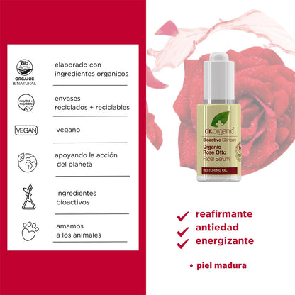 Sérum Facial Rose Otto 30 ml Dr Organic