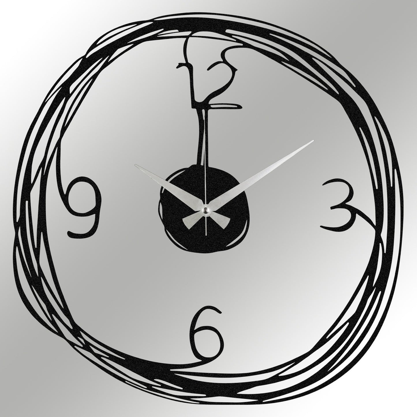 Reloj De Pared Metal Sencillo_2