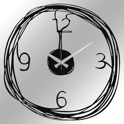 Reloj De Pared Metal Sencillo_2