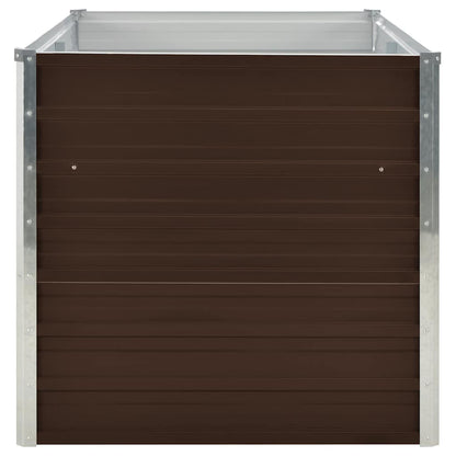 Mesa De Cultivo De Acero Galvanizado Marrón 160x80x77 Cm_4