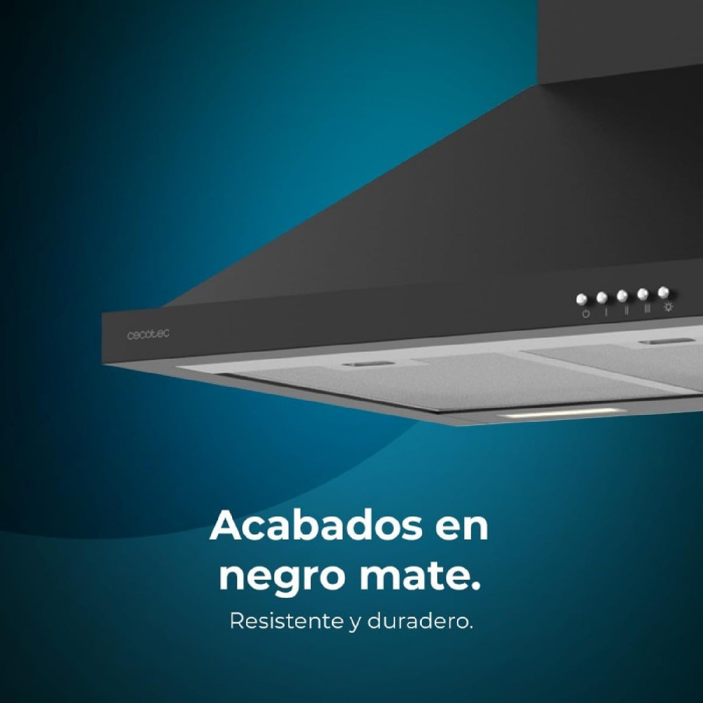 Campana Extractora 60 Cm Piramidal Bolero Flux Pm 606500 Black A. Motor 165w, Acabado Inox, Succión 650m3/h, Control Mecánico, 3 Niveles De Potencia_2