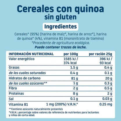Pack de 2 Papas de Cereal Sem Glúten Smileat Eco com Quinoa, 200g