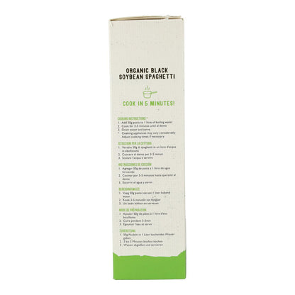 Esparguete vegan de soja preta Eco sem glúten Slendier 200 g