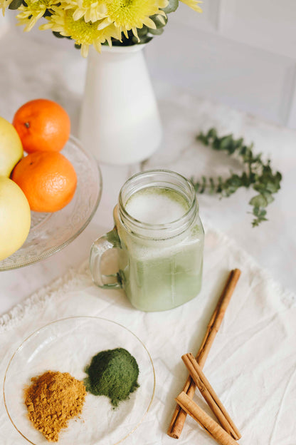 Bebida Detox Latte - Mezcla de Clorella, Spirulina y Matcha 100 gr_3