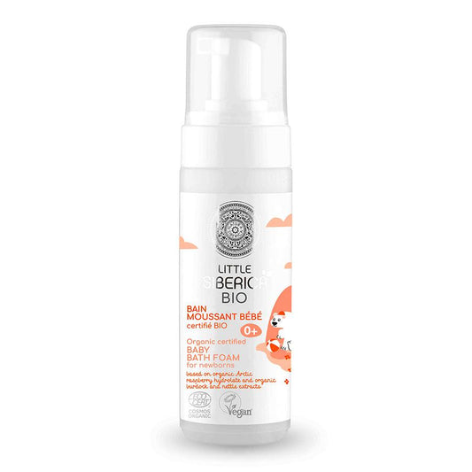 Natura Siberica Espuma de Banho Biológica para Recém-Nascido 160 ml