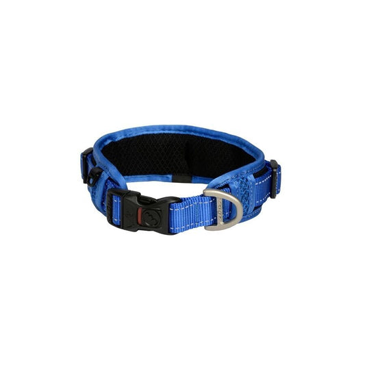 Collar Para Perro Grande, Modelo Padded De Rogz Azul. Talla Xxl (63-70kg)_0