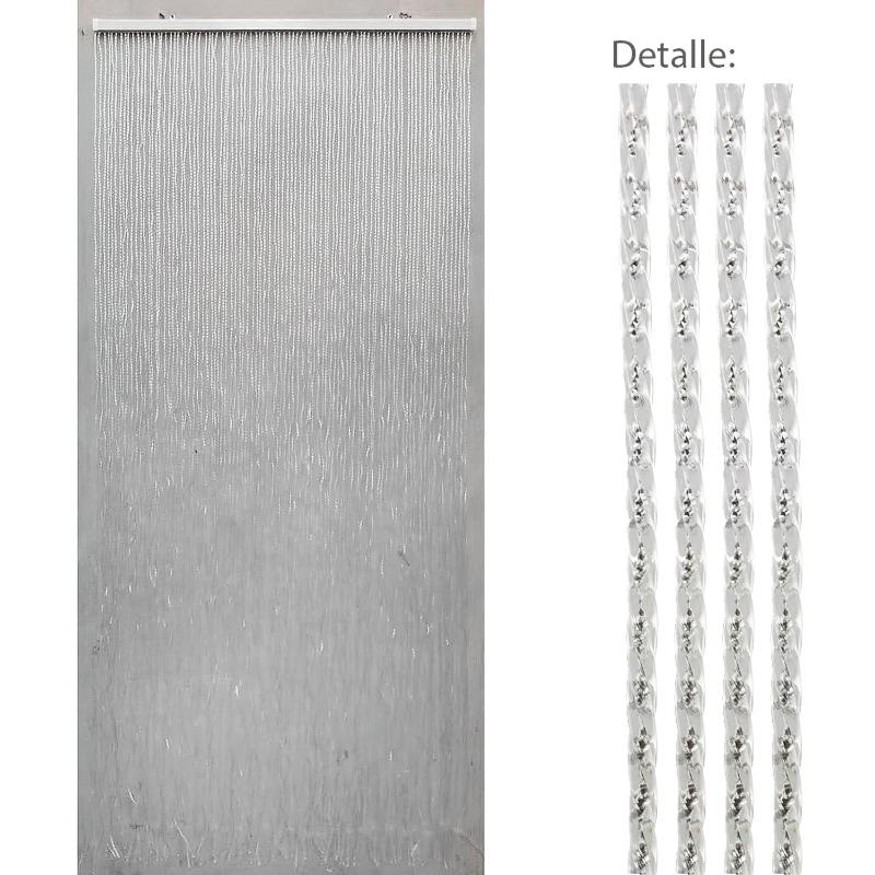 Cortina Puerta 90 Tiras Pvc 90x200 Cm._0