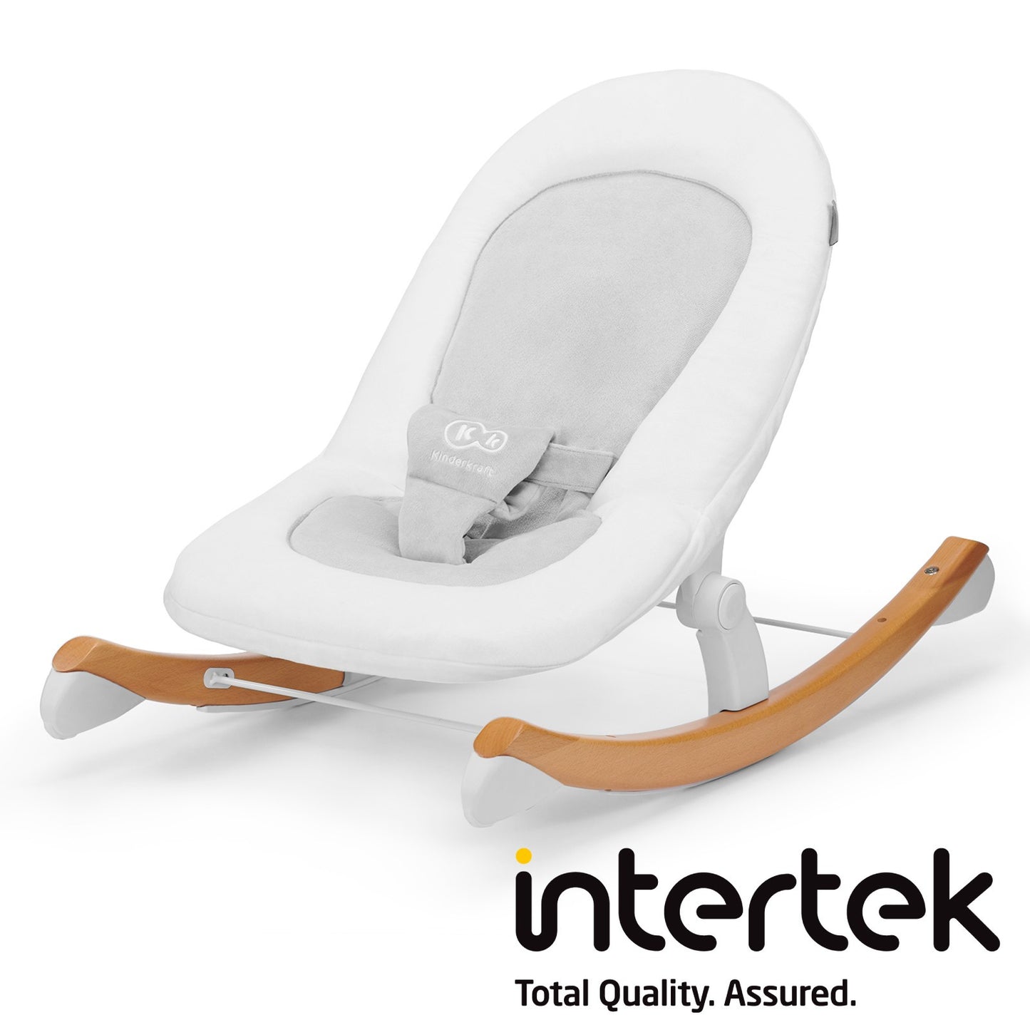 Hamaca Mecedora De Madera Para Bebé Finio White_0