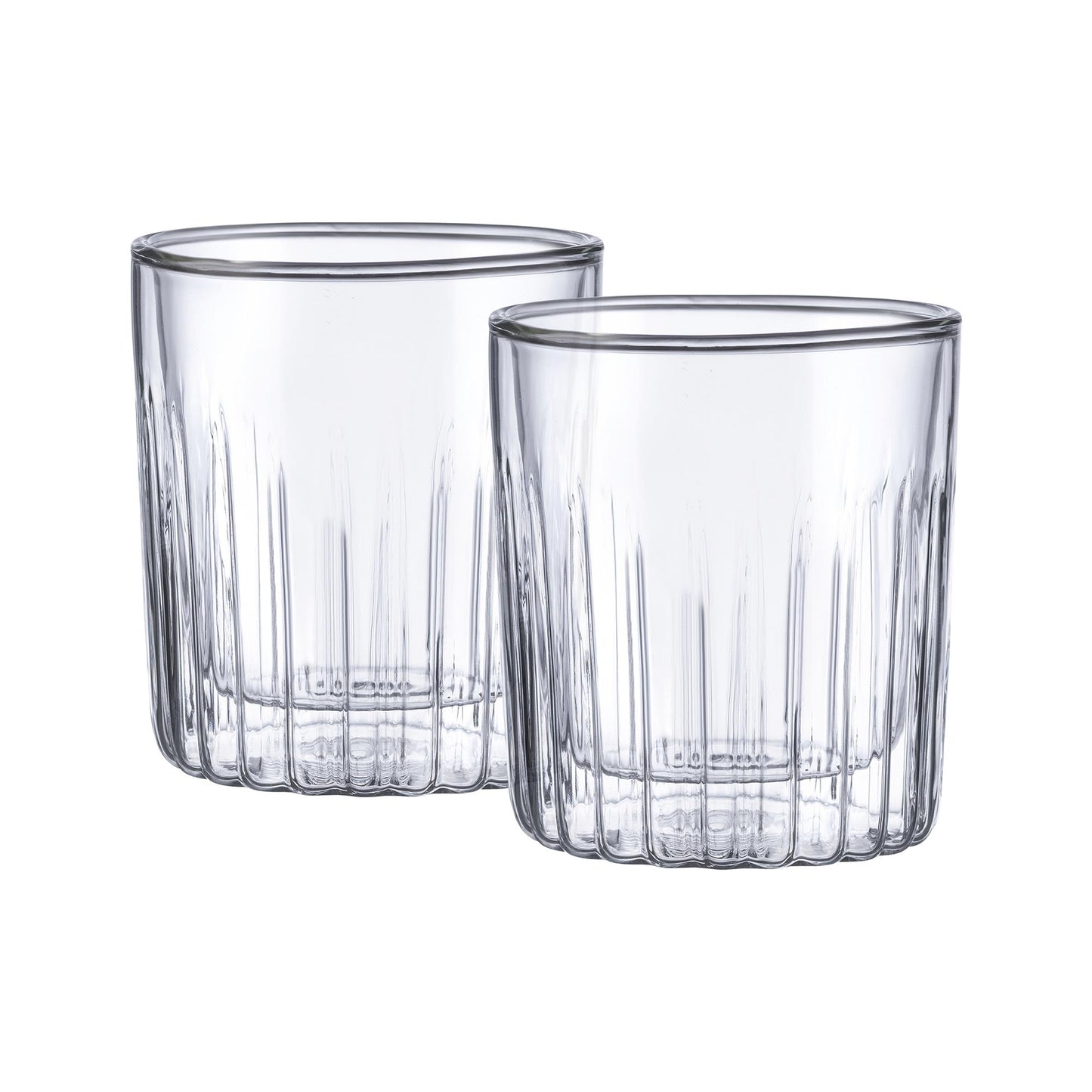 Set De 2 Vasos 300ml Mixology De Doble Pared En Borosilicato Masterpro_0