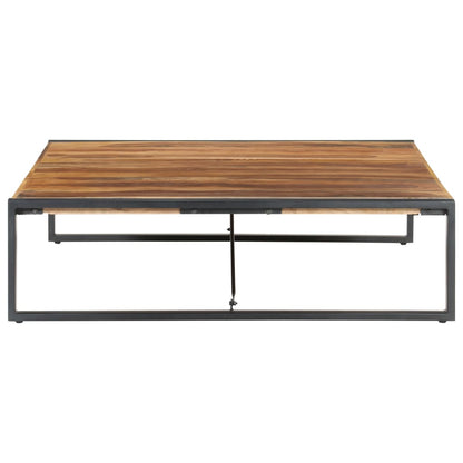 Mesa De Centro De Madera Maciza 140x140x40 Cm_1