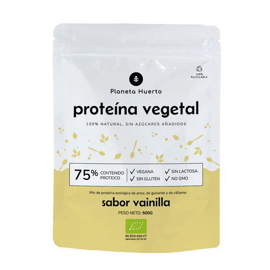 Proteína vegetal Eco 75% baunilha Planeta Huerto 500 g