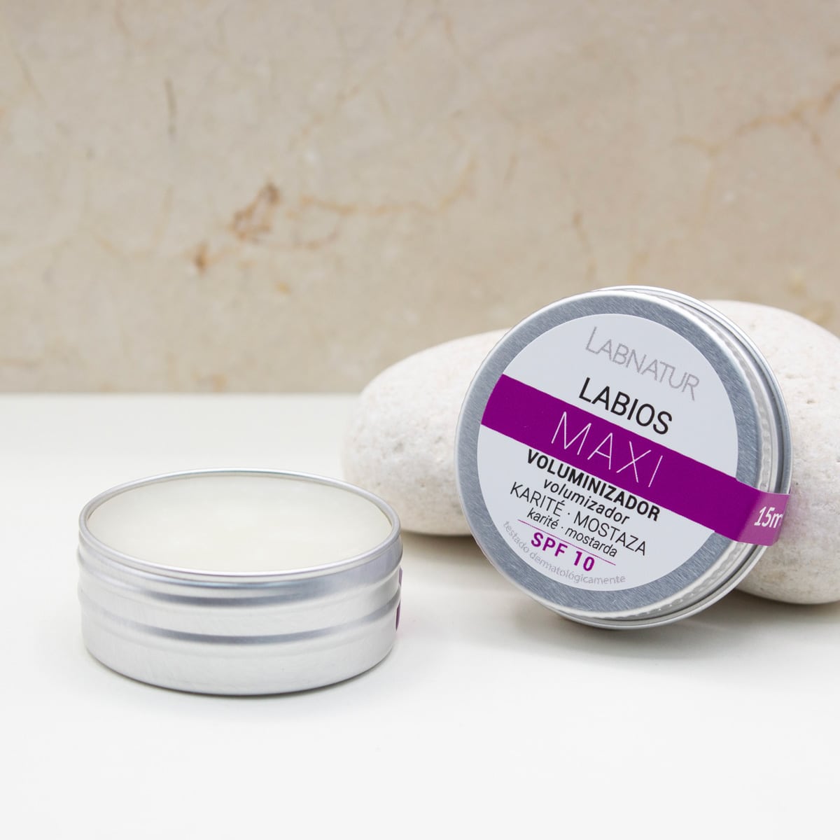 Bálsamo Labial Voluminizador 15 Ml | Efecto Volumen e Hidratación | Labios Más Rellenos y Suaves | Cuidado Natural_1