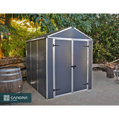 Telheiro de jardim Rubicon 185x229 cm Canopia cinzento escuro