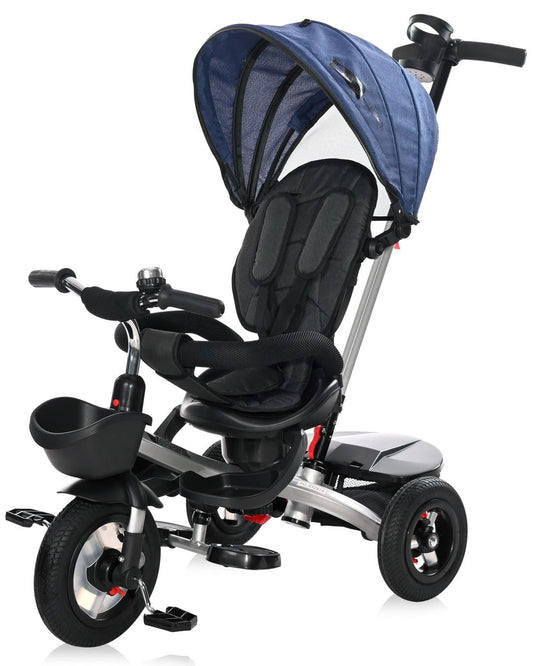 Triciclo Evolutivo Zippy Air Con Asiento Reversible Y Ruedas De Goma Sapphire_0