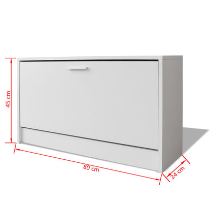 Banco Zapatero Blanco 80x24x45 Cm / Vetonek_2