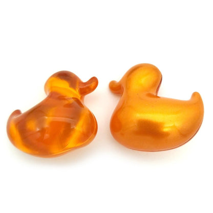 Bolsa Regalo 12 Perlas De Baño Aroma Vainilla - Con Aceite De Soja - Hidrata, Suaviza Y Perfuma La Piel - Forma Pato_4