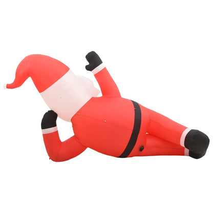 Vidaxl Papá Noel De Navidad Inflable Con Led Rojo Ip44 360 Cm Xxl_4