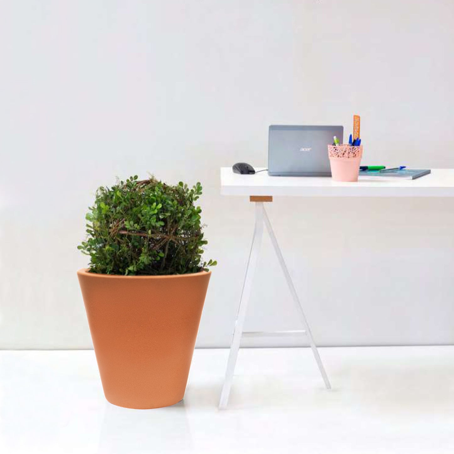 Macetero De Polietileno Terracota 50x50