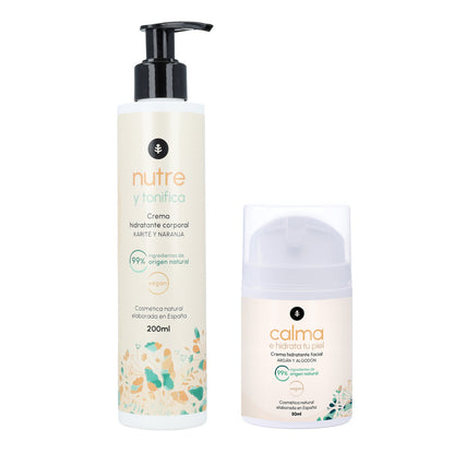 Pack cosmético hidratante facial e corporal Planeta Huerto